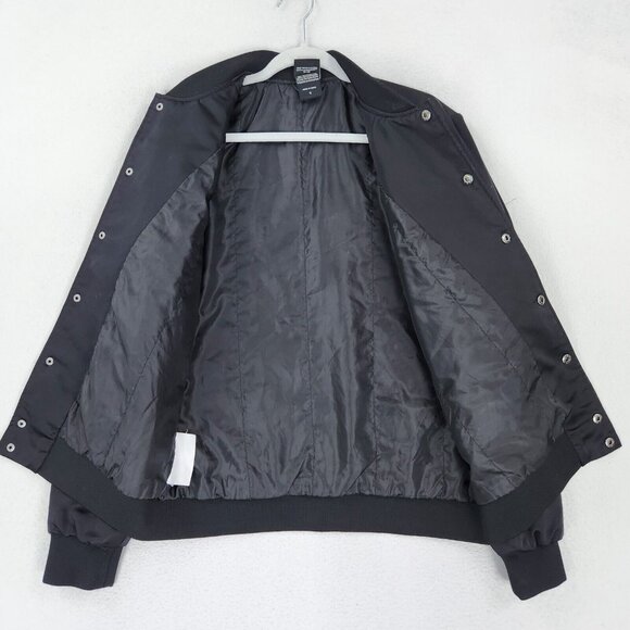 Friday The 13th Jacket Mens Small Black Bomber Jason Voorhees F13 Halloween - Picture 9 of 15